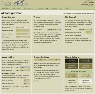 The AI Settings Page The AI Settings Page